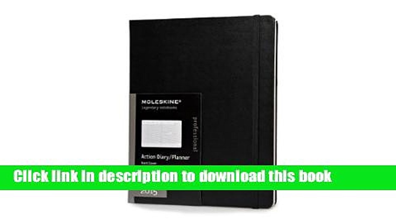 [PDF] Moleskine 2015 Action Planner, Vertical, 12 Month, Extra Large, Black, Hard Cover (7.5 x 10)