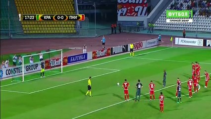 Krasnodar FK 2 - 0 Tirana Bartaizhana Highlights Video Goals August 18, 2016