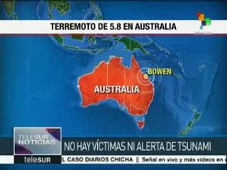 Terremoto de magnitud 5,8 sacude el noreste de Australia