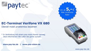 EC-Terminal Verifone VX 680 | paytec GmbH
