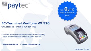 EC-Terminal Verifone VX 520 | paytec GmbH