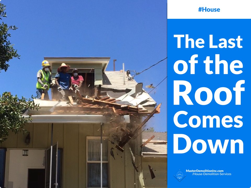 The Last of the Roof Comes Down