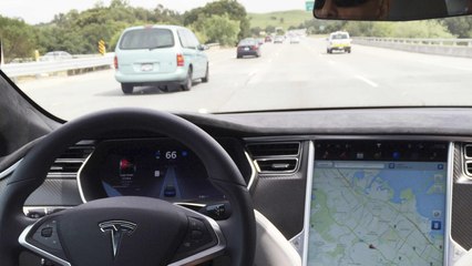 We drove an autopiloting Tesla while wearing a headband that reads emotions