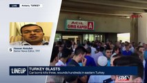 Turkey : Car bombs kills three, wounds hundreds in eastern Turkey