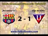 Barcelona 2 - Liga de Quito 1. Campeonato Ecuatoriano 2007