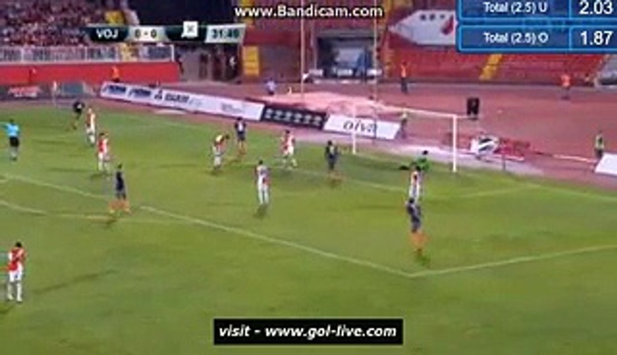 0-1 Stijn Wuytens GOAL - Vojvodina 0-1 AZ Alkmaar - 18-08-2016