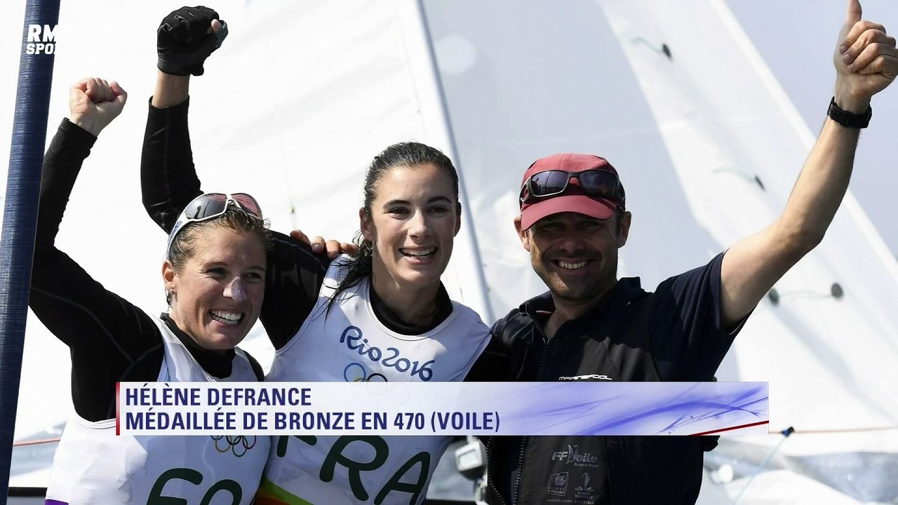 JO - Camille Lecointre et Hélène Defrance savourent la médaille de bronze en voile