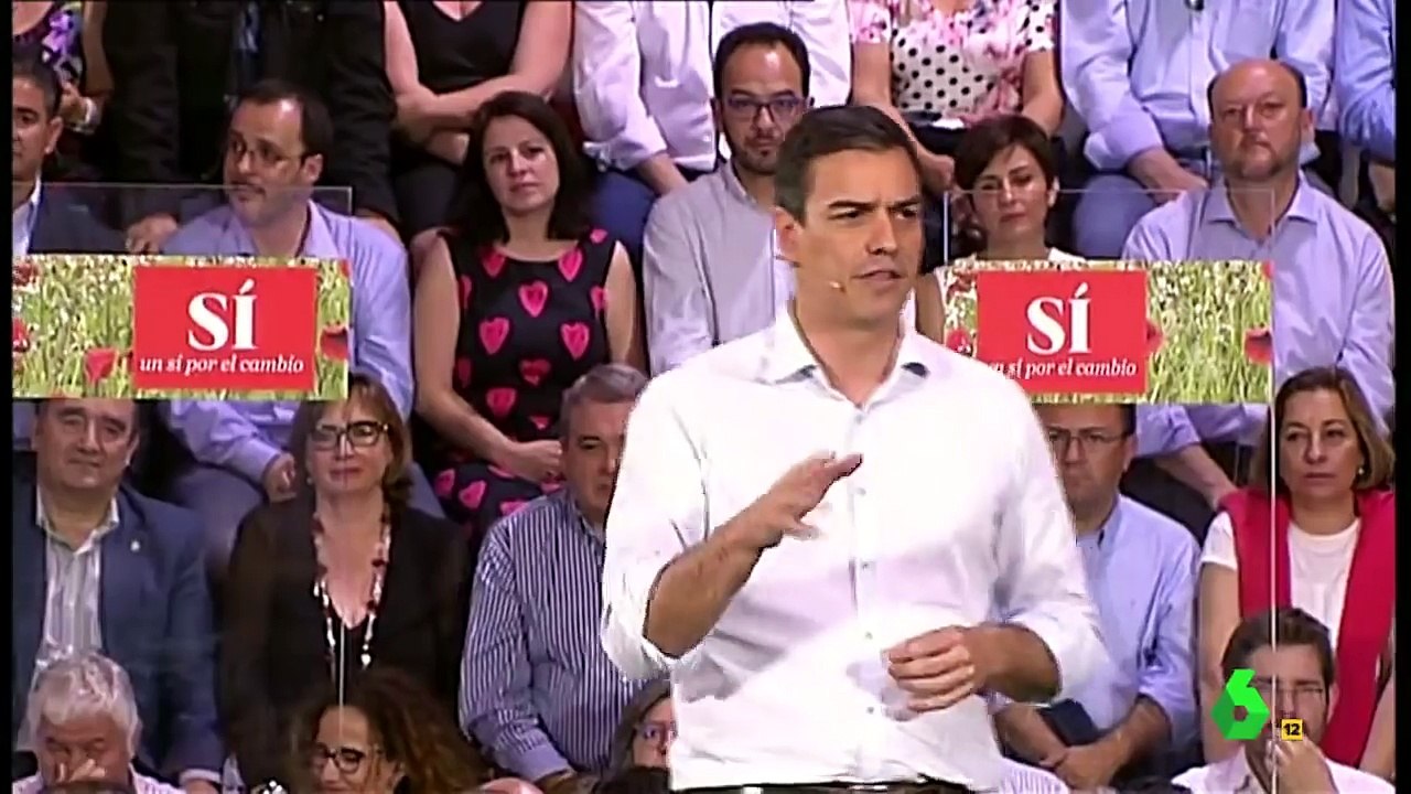 La técnica de la repetición de Pedro Sánchez llevada al extremo