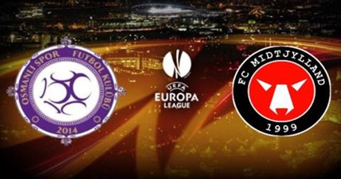 Osmanlıspor 1-0 Midtjylland - All Goals and Highlights - 18-08-2016