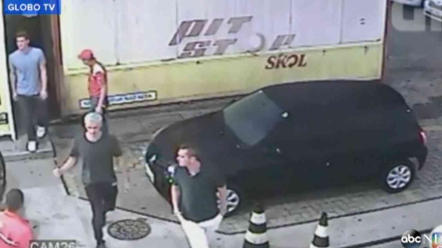 WATCH: Lochte Security Footage in Rio