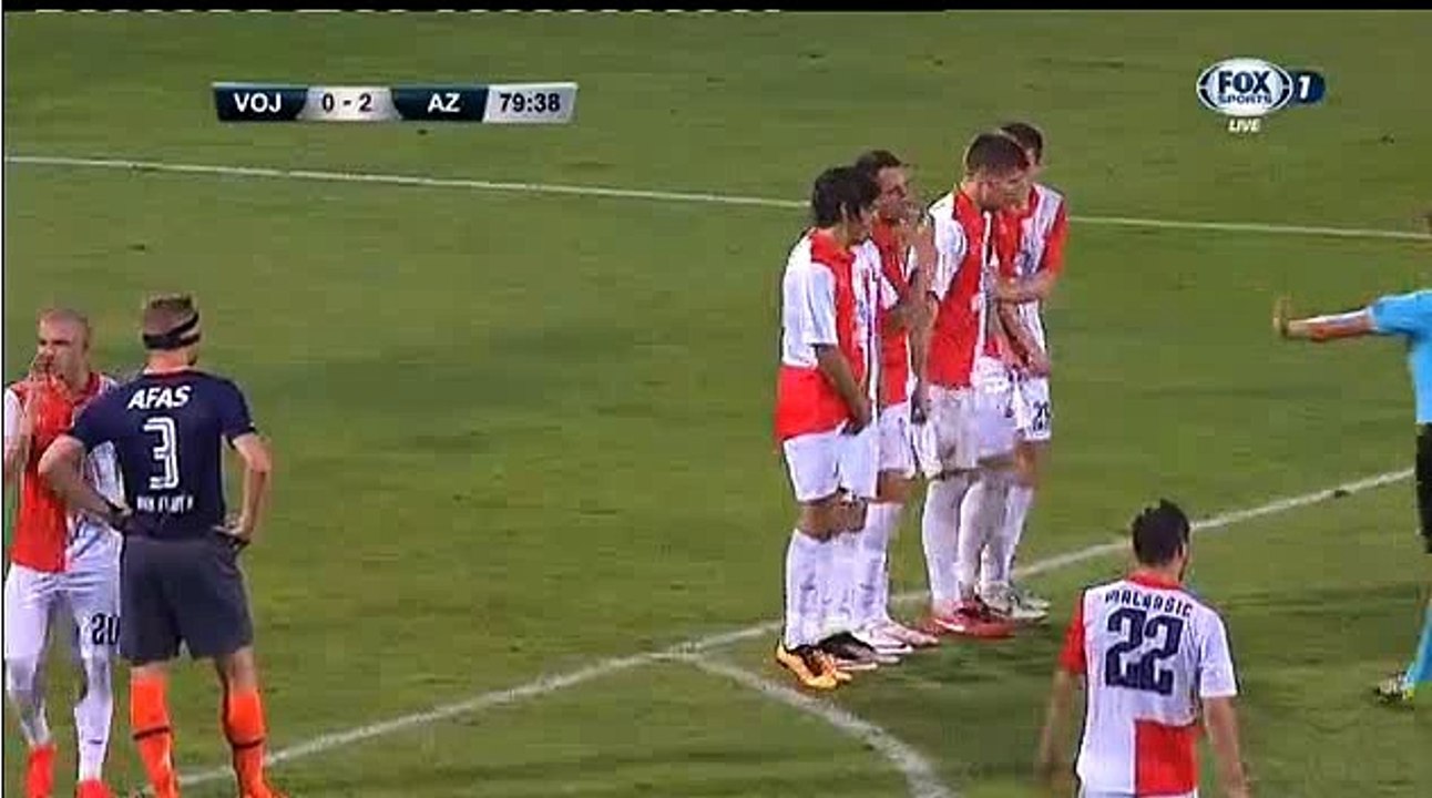 Stijn Wuytens Amazing Goal HD - Vojvodina 0-3 AZ Alkmaar 18.08.2016