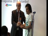 imc tv kameramanı Refik Tekin, ödülünü Rohat Aktaş'a adadı
