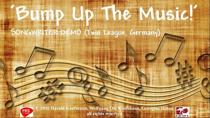 BUMP UP THE MUSIC! (Songwriter Demo) Country & Western Party Song!