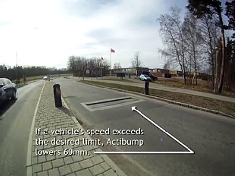 Voici un ralentisseur révolutionnaire qui ne s’active qu’en cas d’excès de vitesse !