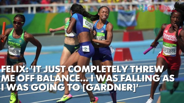 U.S. women get second chance after 4x100 mishap