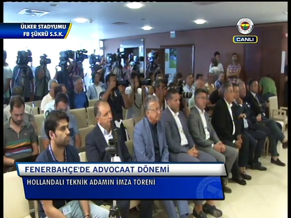 Advocaat'in İmza Töreni 17.08.2016