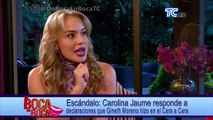 Carolina Jaume responde a declaraciones que Gineth Moreno hizo en el Cara a Cara