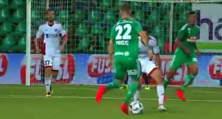 Louis Schaub Goal HD - Trencin 0-1 Rapid Vienna - 18-08-2016