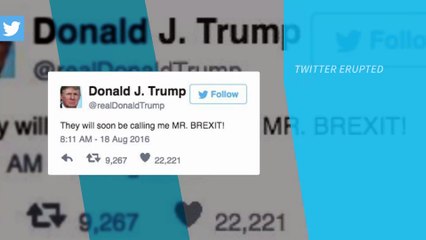 Donald Trump called himself ‘Mr. Brexit,’ and nobody really knows why