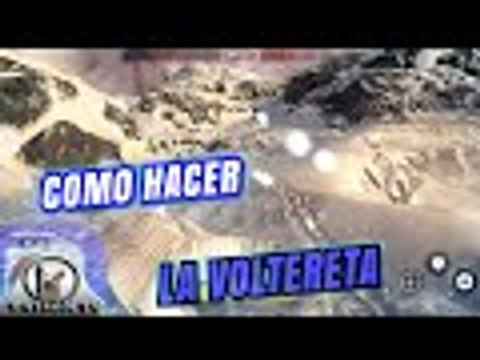 Como hacer la Voltereta o Rodar con Han solo y Leia mientras disparas Star Wars Battlefront
