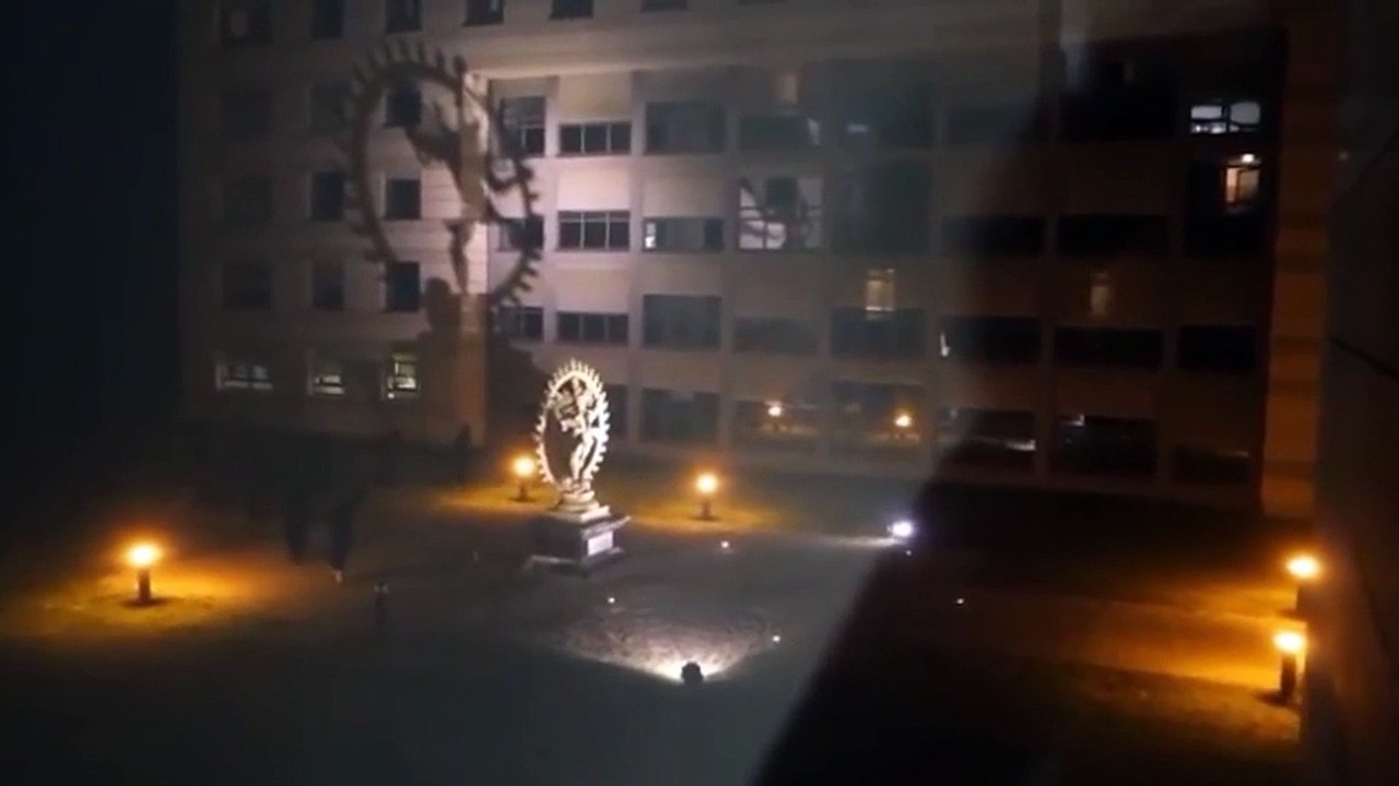Genevas CERNs  human sacrifice ceremony saw cloaked men stabbing woman at night