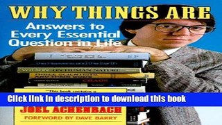 [Popular Books] Why Things Are Full Online