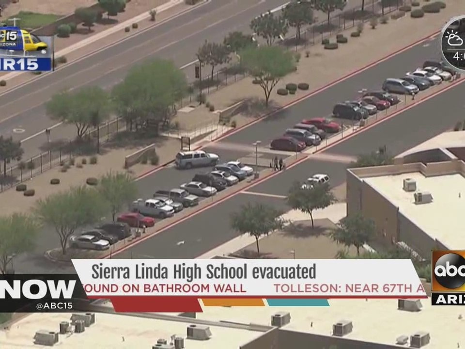 Sierra Linda High School evacuated due to message