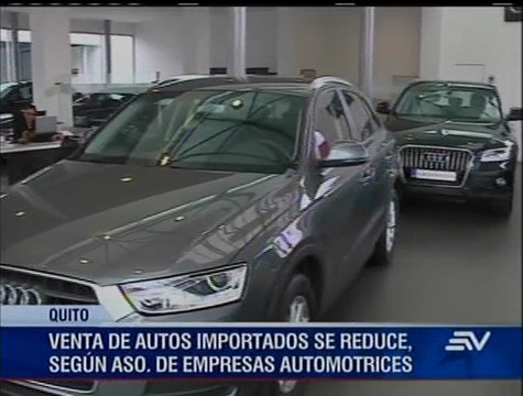 Venta de autos importados se reduce en el Ecuador
