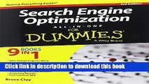 [Popular] Search Engine Optimization All-in-One For Dummies Paperback Free