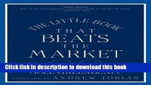 [Popular] The Little Book That Beats the Market (Little Books. Big Profits) Paperback Online