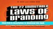 [Popular] The 22 Immutable Laws of Branding Paperback Free