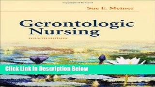 Books Gerontologic Nursing, 4e Free Online