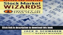 [Popular] Stock Market Wizards: Interviews with America s Top Stock Traders Hardcover Online