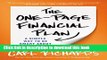 [Popular] The One-Page Financial Plan: A Simple Way to Be Smart About Your Money Hardcover Online
