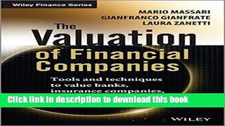 [Popular] The Valuation of Financial Companies: Tools and Techniques to Measure the Value of