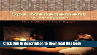 [Popular] Spa Management: An Introduction Paperback Free