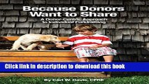 [Popular] Because Donors Want to Share: A Donor-Centric Approach to Individual Fundraising