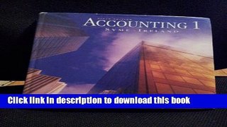 [Popular] Accounting 1, 6th Edition Paperback Collection