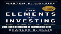 [Popular] The Elements of Investing: Easy Lessons for Every Investor Hardcover Online