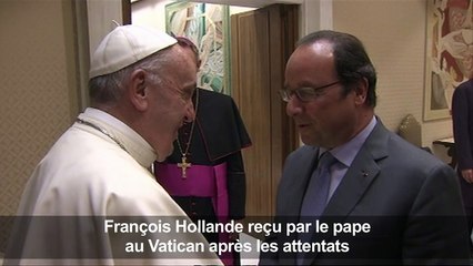 François Hollande au Vatican pour témoigner sa gratitude au pape
