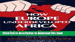 [Popular] How Europe Underdeveloped Africa Paperback Free