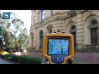 Um laboratório atrás do Museu do Ipiranga