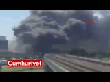 İstanbul'daki büyük yangından ilk görüntüler