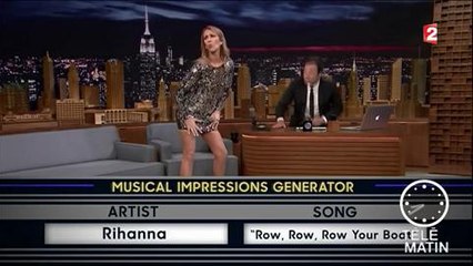 Télématin : Céline Dion au Tonight show : la roue musicale, vendredi 19 août