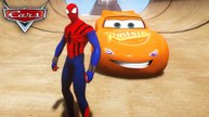 Disney Cars Pixar Spiderman Nursery Rhymes with Lightning McQueen Songs for Children with Action