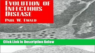 Books Evolution of Infectious Disease Free Download