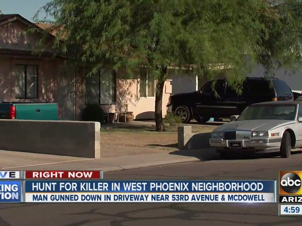 Police looking for suspect after man shot, killed in West Phoenix