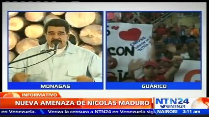 Maduro amenaza con cárcel a la oposición y asegura que situación sería peor que en Turquía tras intento de golpe de Esta