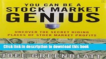 [Popular] You Can Be a Stock Market Genius: Uncover the Secret Hiding Places of Stock Market