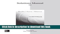 [Popular] Solutions Manual for Investments Paperback Free
